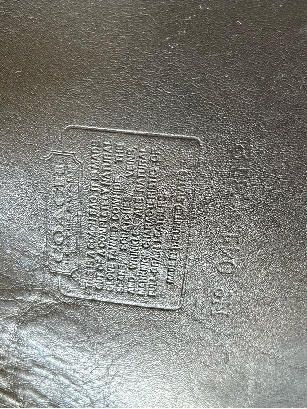 Coach Black Leather Drawstring Backpack - Picture 9 of 9